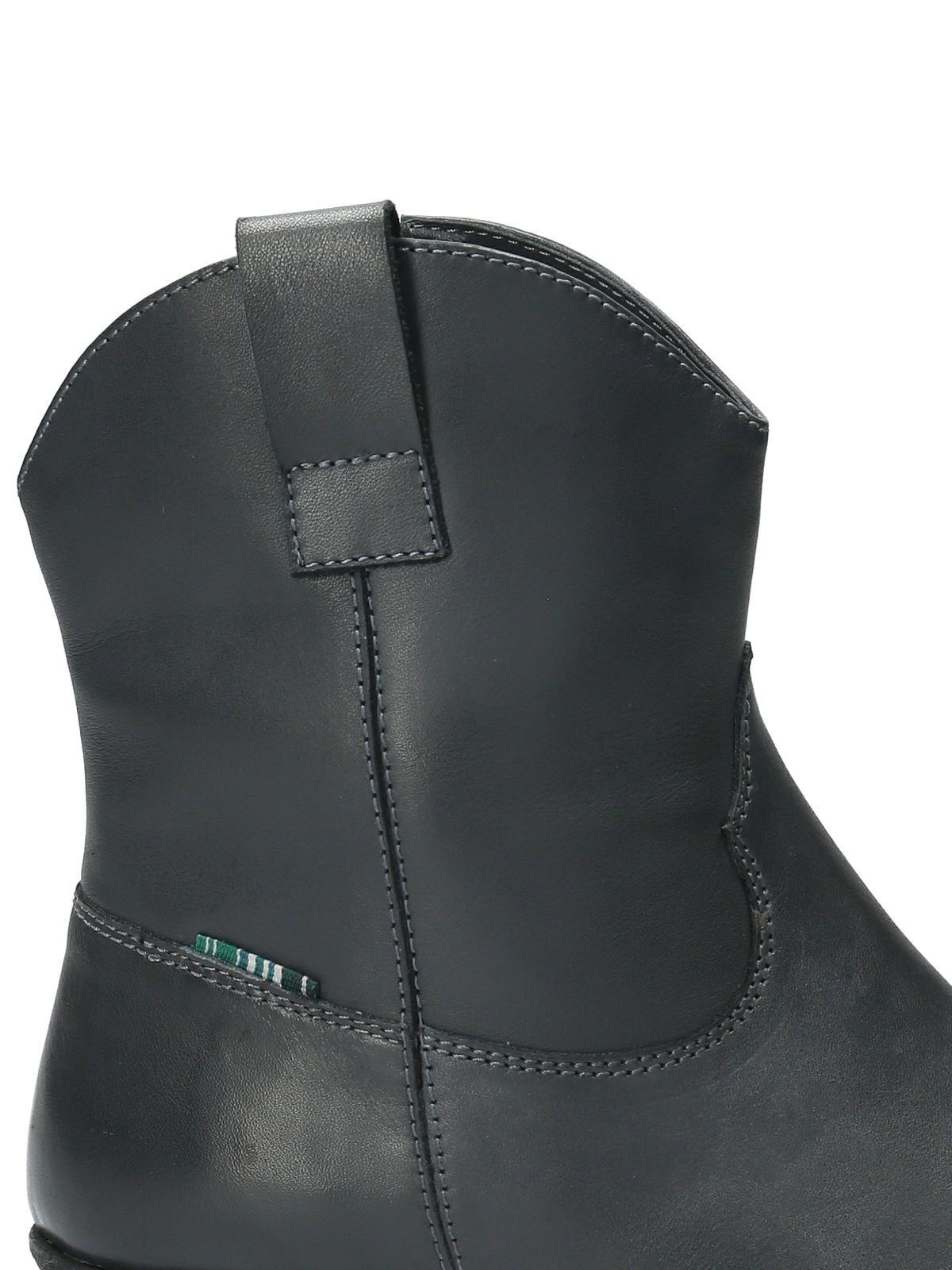 Botín Cuero Mujer Mayer Gris-6