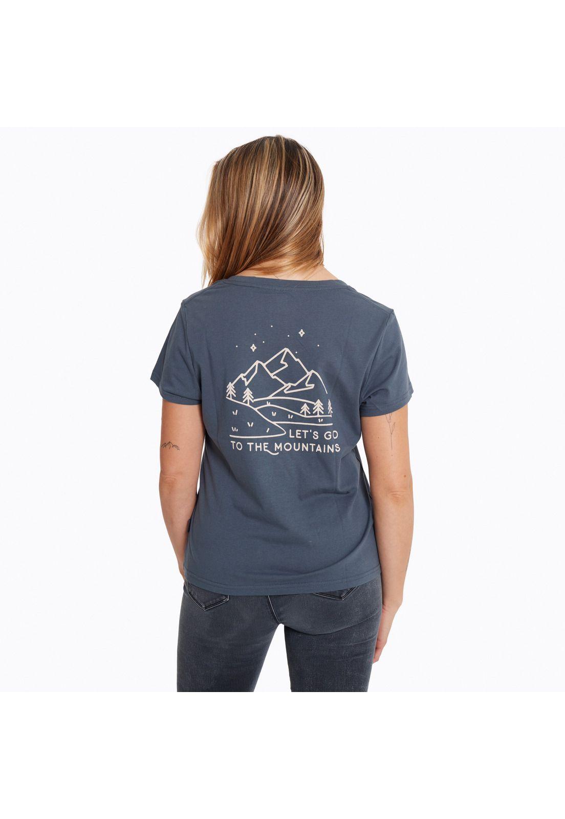 Polera Mujer Tule Azul-1