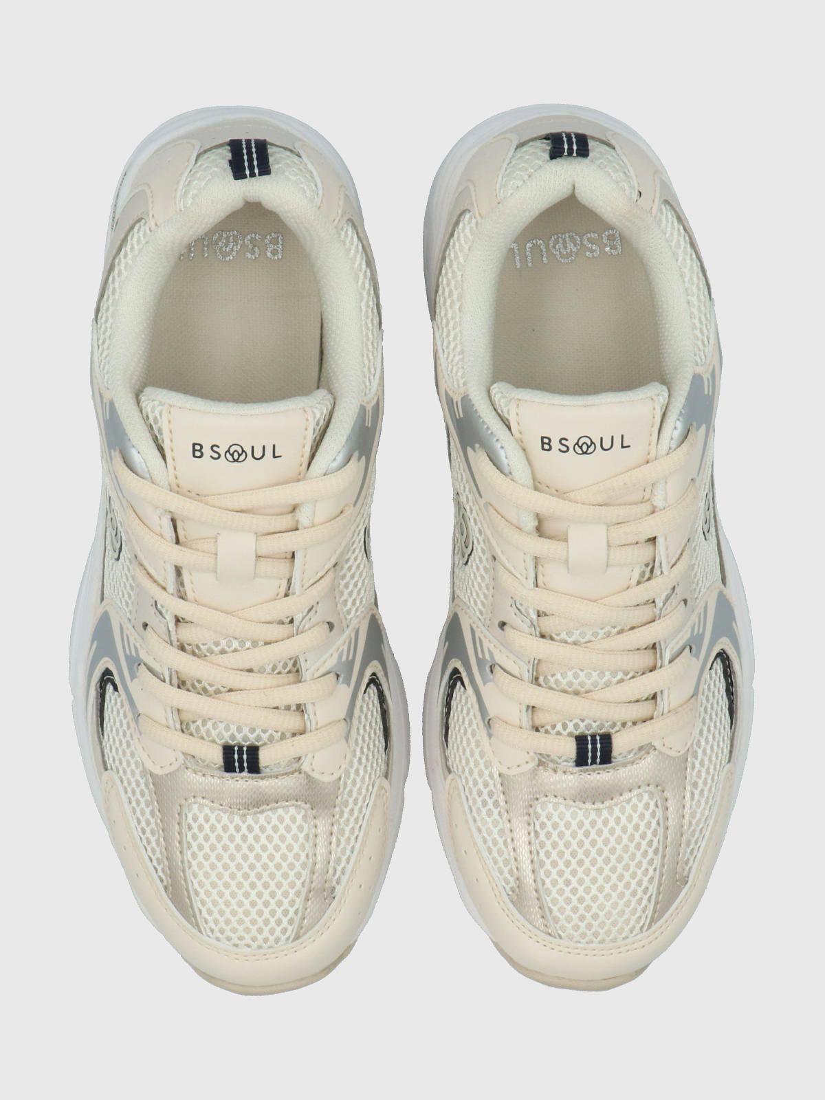  Zapatilla Mujer Miki Blanca Crema Bsoul-8