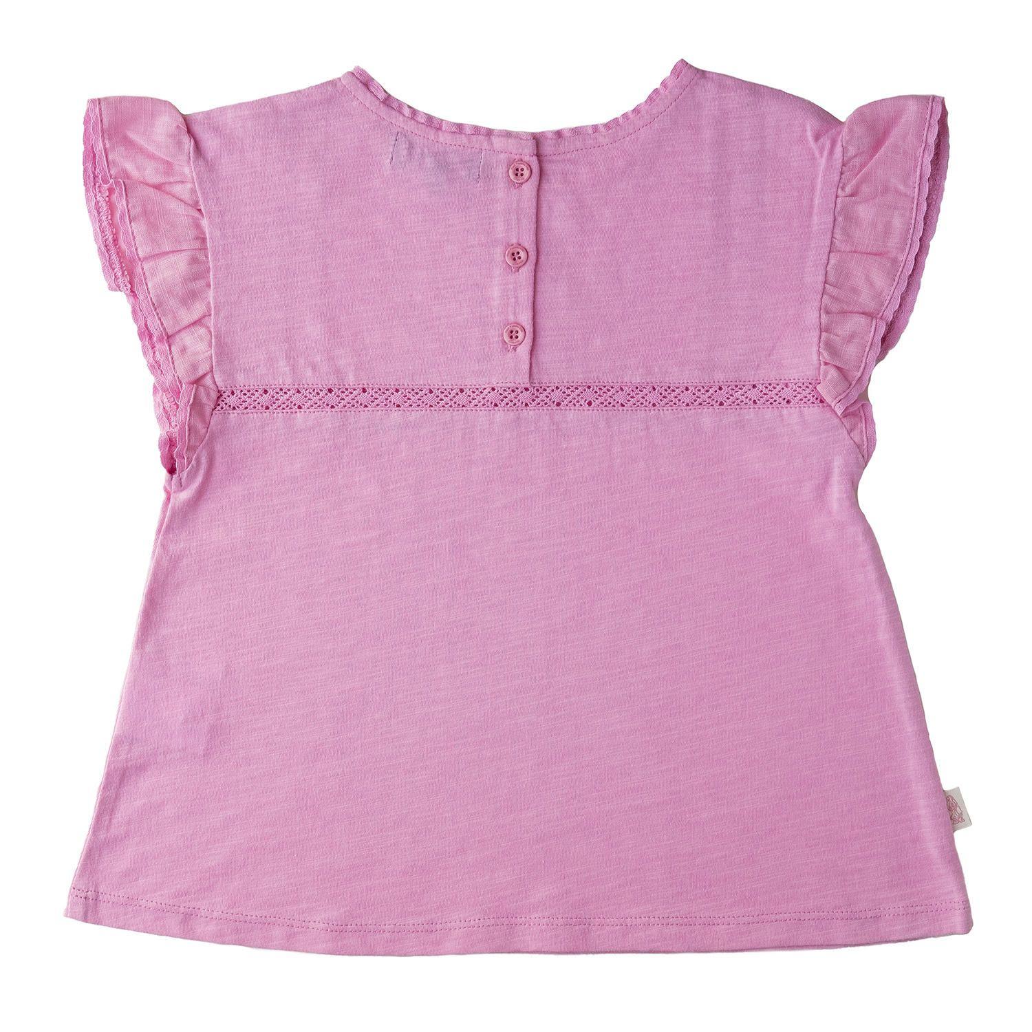Blusa Paleta Niña Algodón Rosa-1