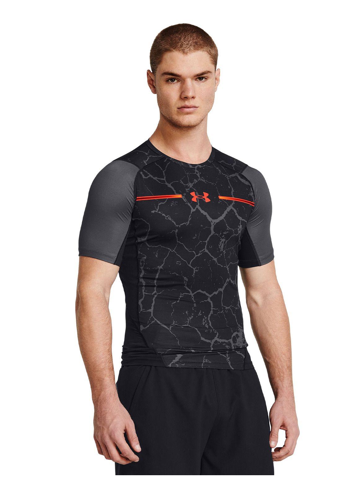 Primera capa HeatGear® hombre Negro-3