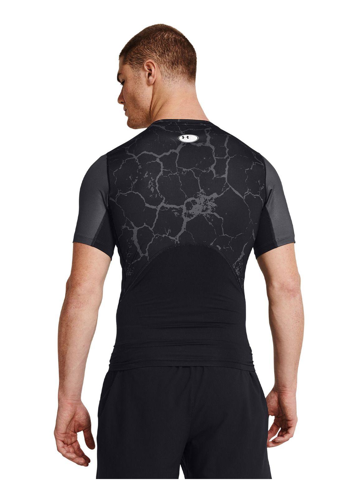 Primera capa HeatGear® hombre Negro-4