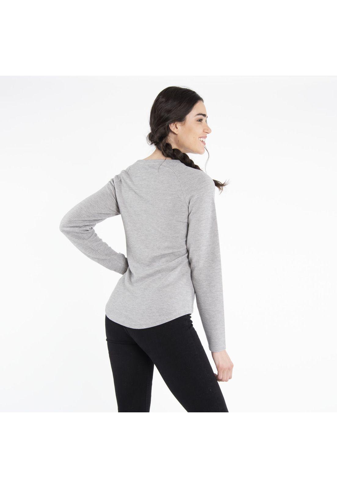 Polerón Mujer Sun Crew Blanco-2