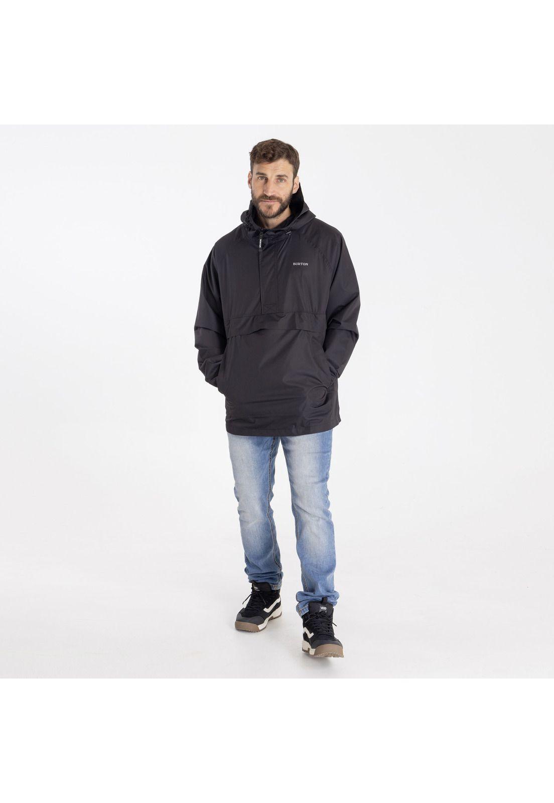 Chaqueta Cortaviento Shelter Negro Hombre-5