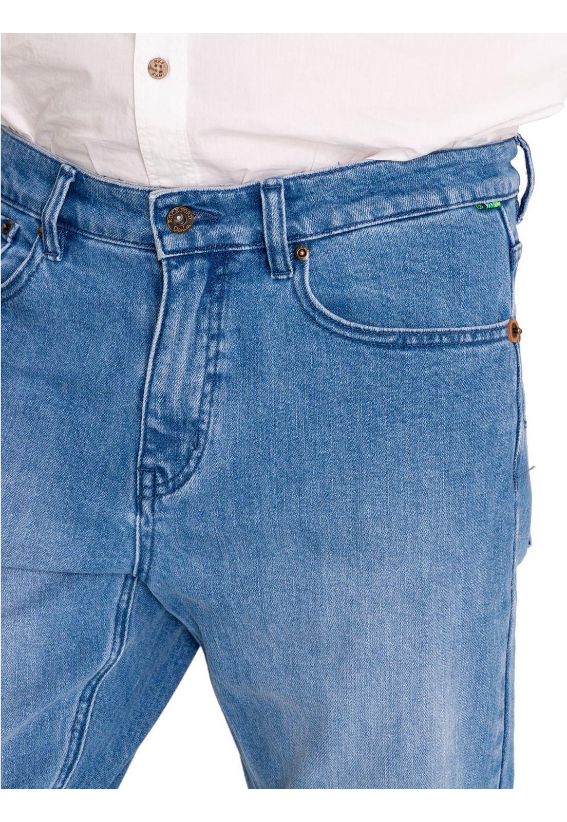 Jeans Algodón Orgánico Hombre Tommy Azul-7
