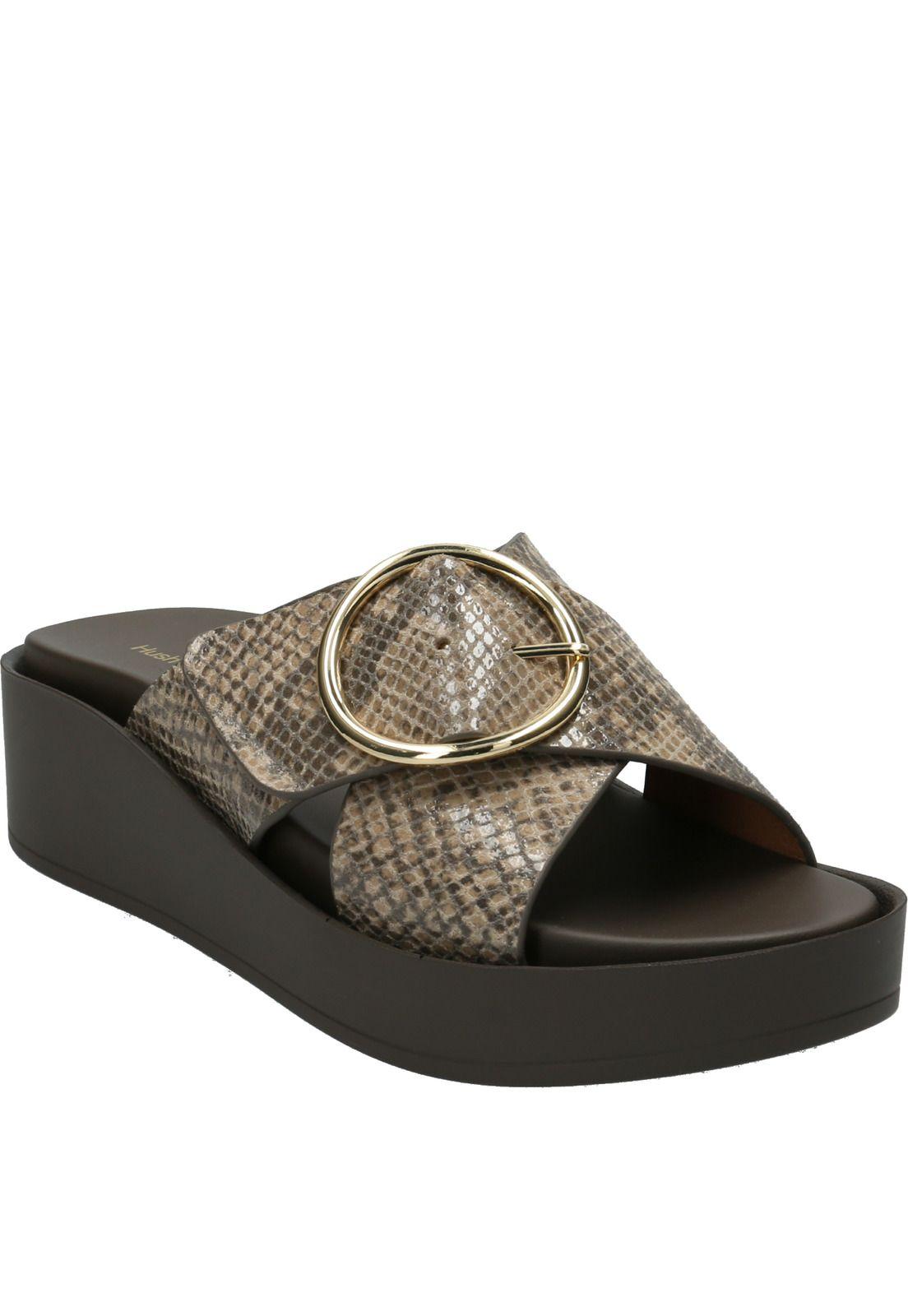 Sandalia Cuero Mujer Gise Beige-0