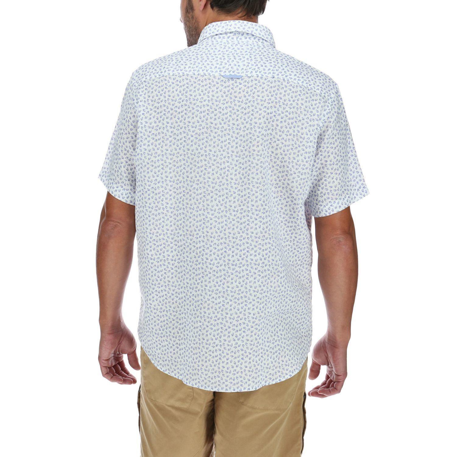 Camisa Lino Hombre Linenprint Blanco Rockford-2