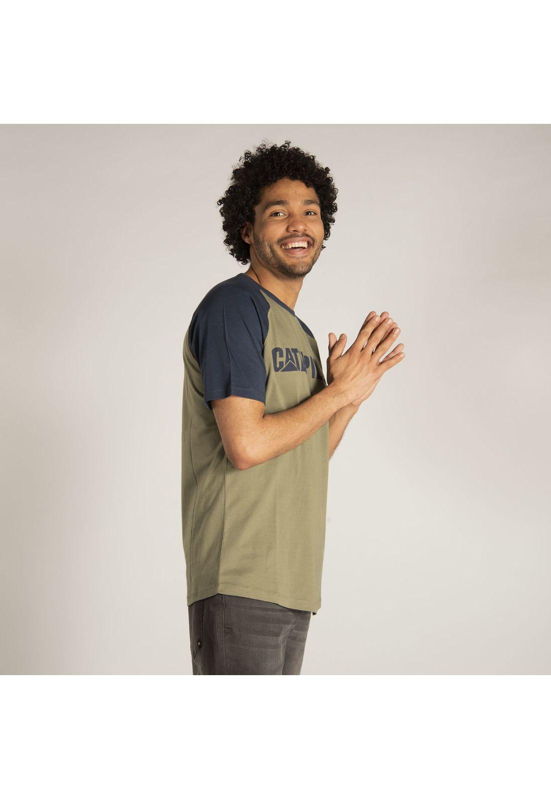 Polera M/C Hombre Logo Team Tee Azul-1