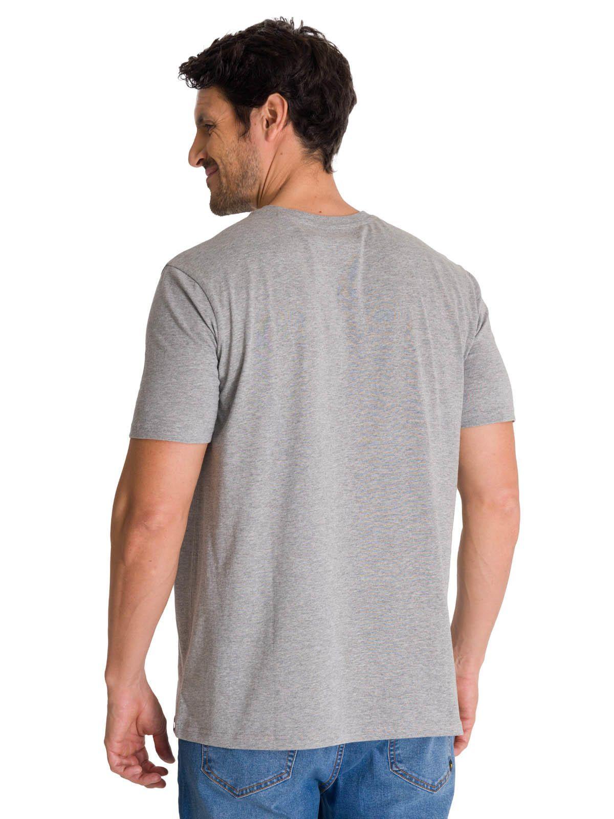 Polera Manga Corta Hombre Heritage N°77 Gris-3