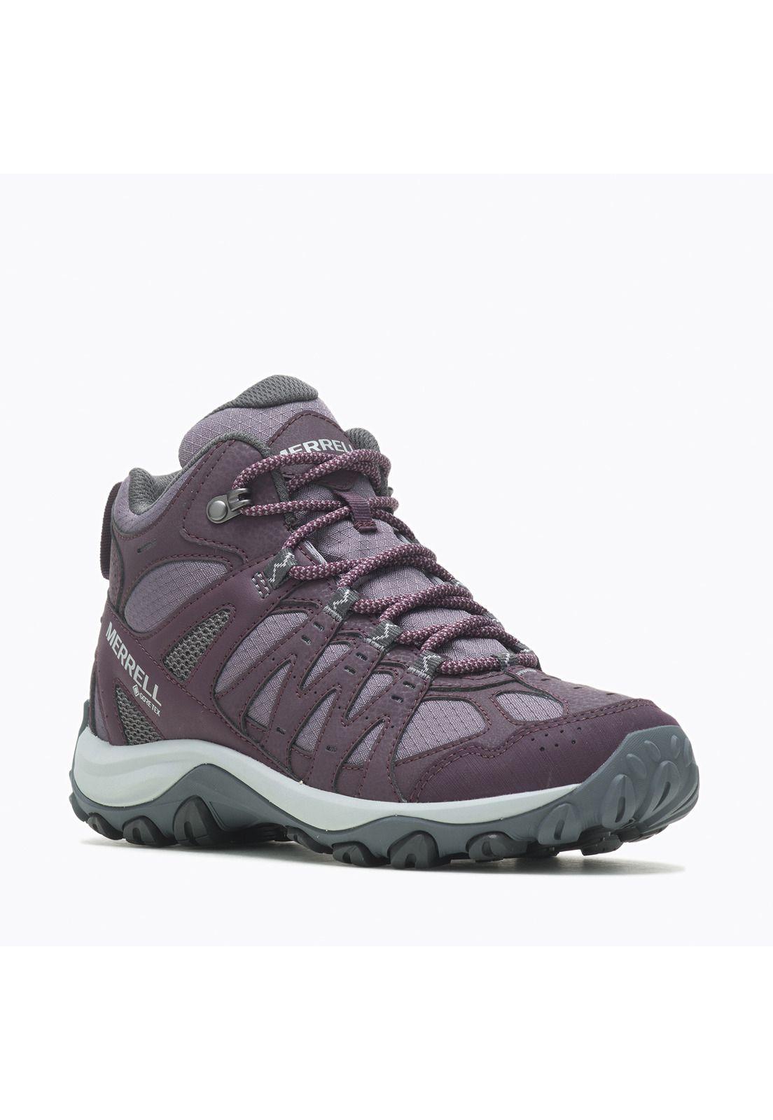 Botín Mujer Accentor 3 Sport Mid Gore-tex Lila-1