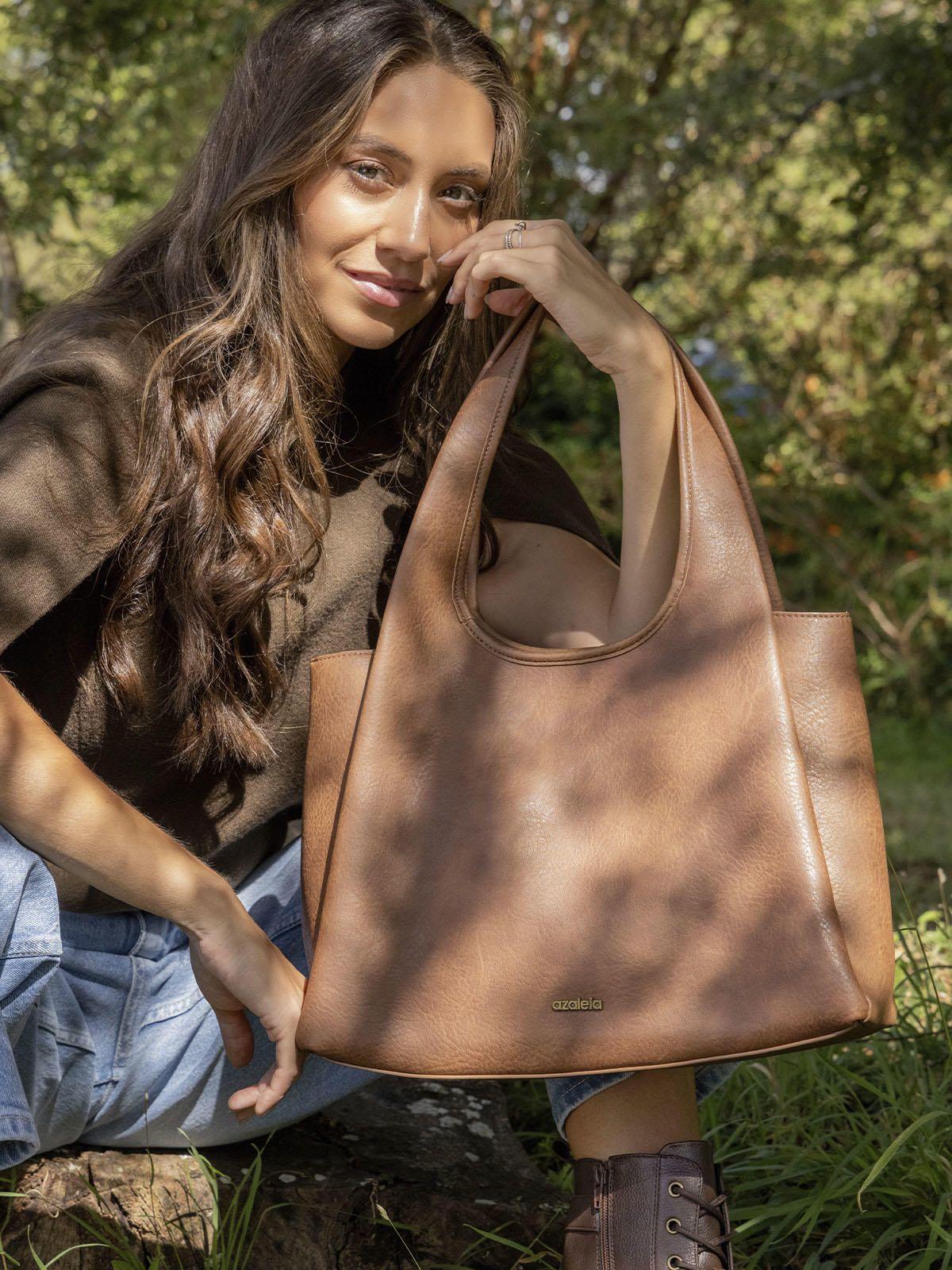 Cartera Mujer Julieta Hobo Café-1