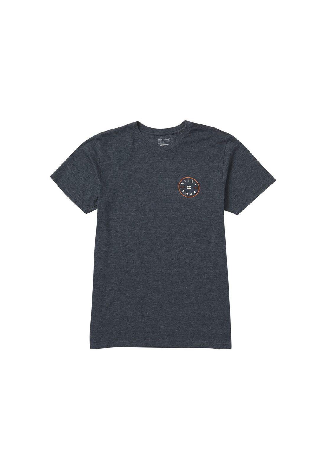Polera Manga Corta Rotor Indigo Heather-0