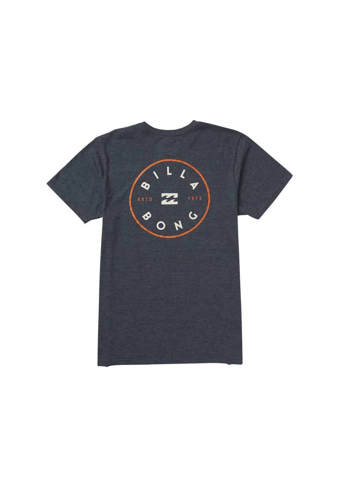 Polera Manga Corta Rotor Indigo Heather-1