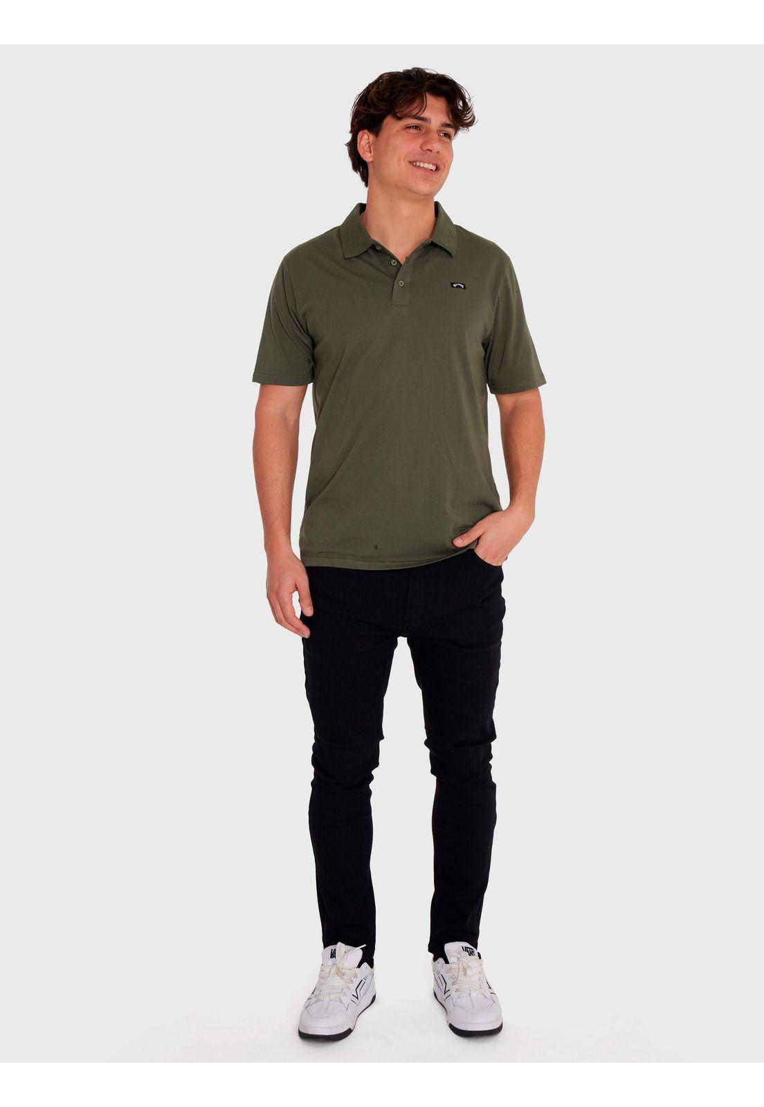 Polera Manga Corta Hombre Polo Classic Verde-0