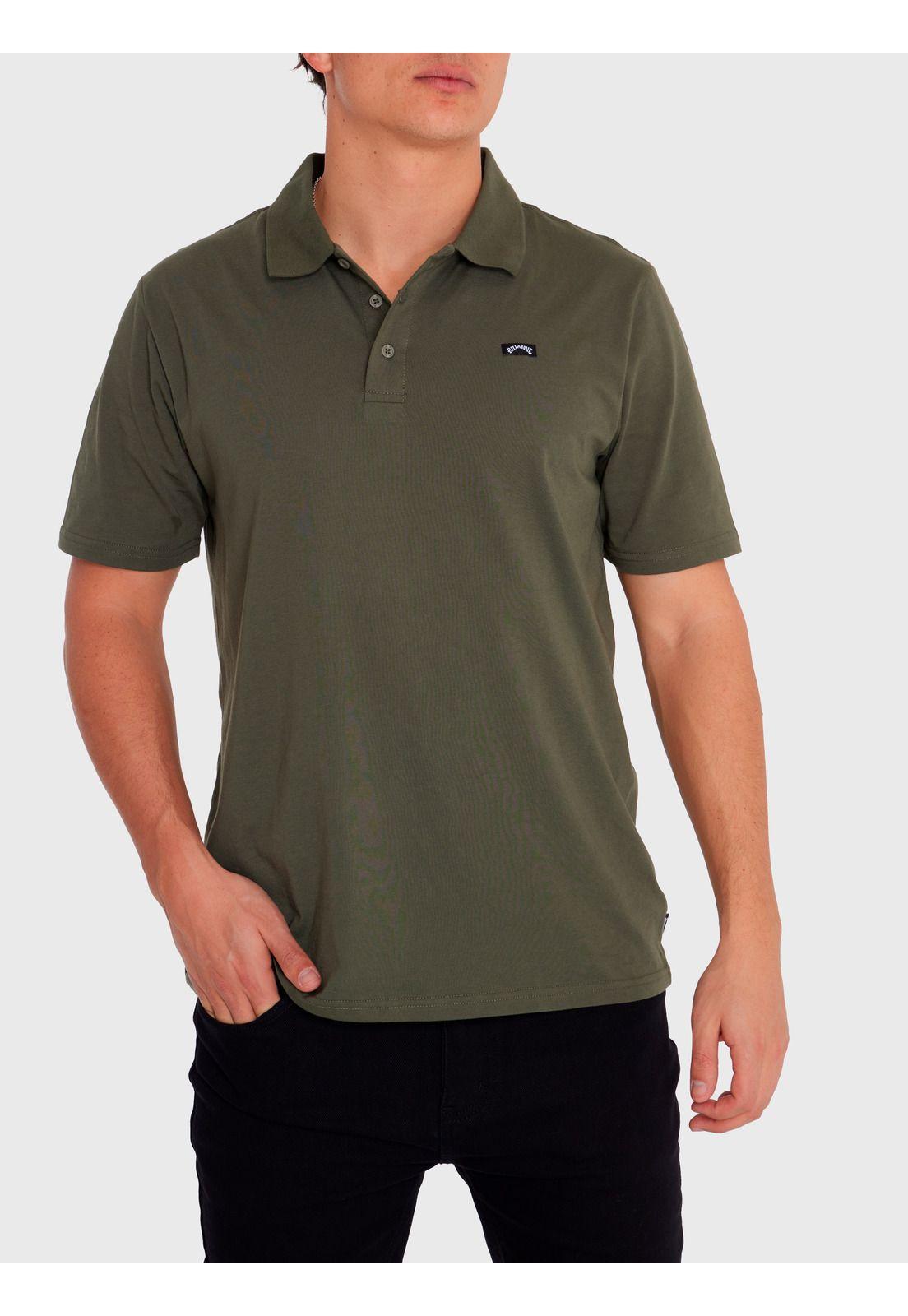 Polera Manga Corta Hombre Polo Classic Verde-1