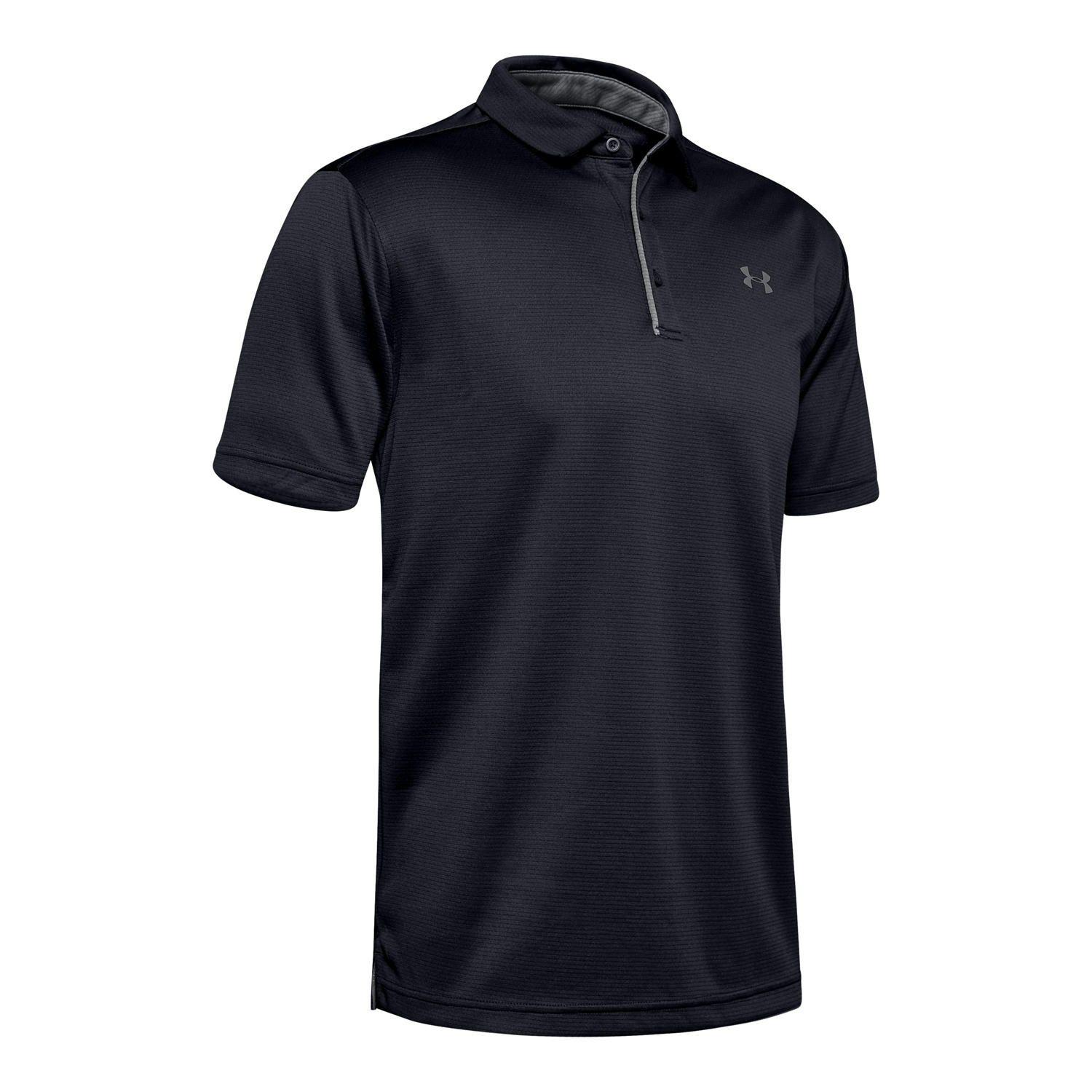 Polo UA Tech para hombre Negro-0