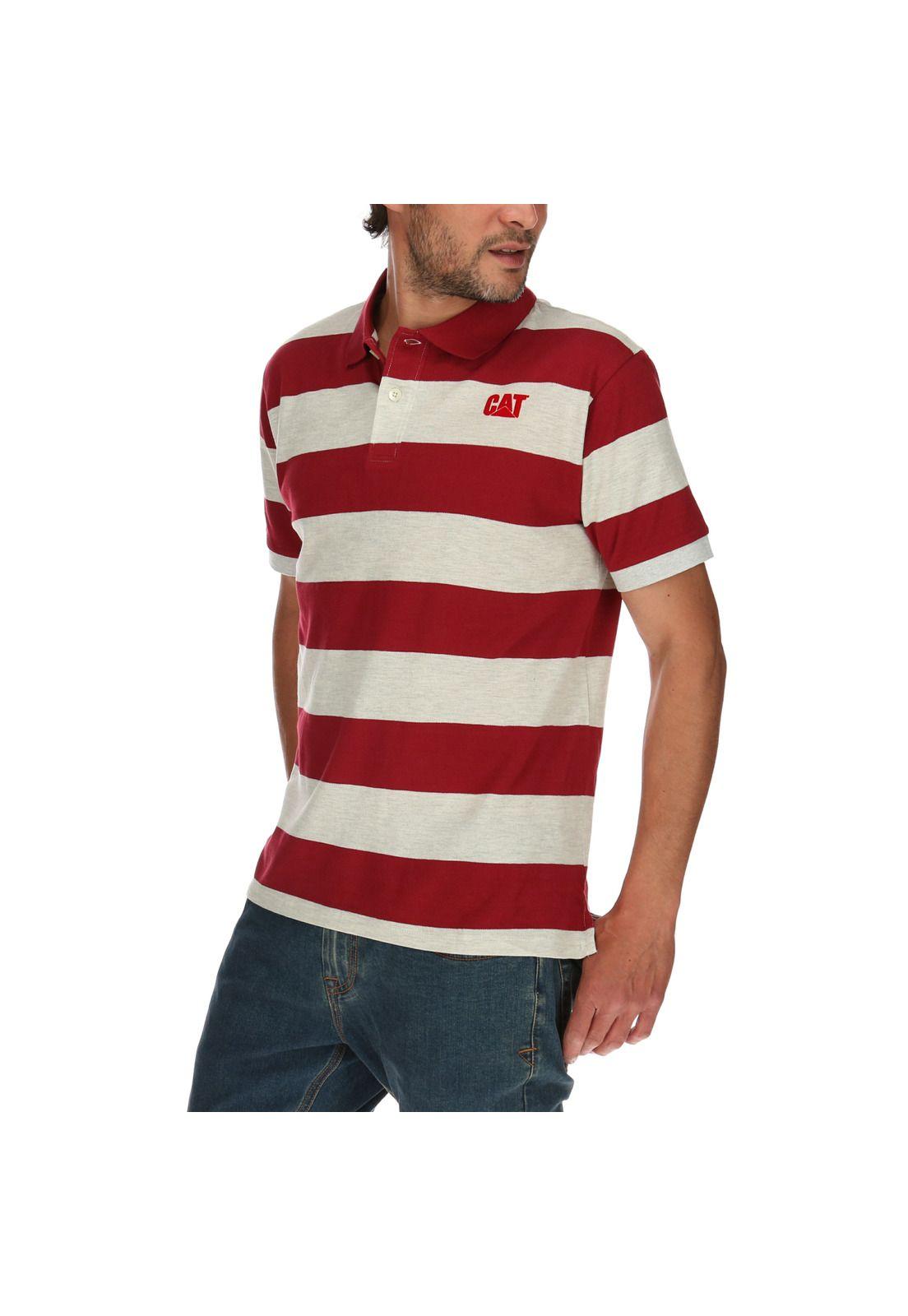 Polera Polo Hombre Foundation Stretch Polo Rojo-1