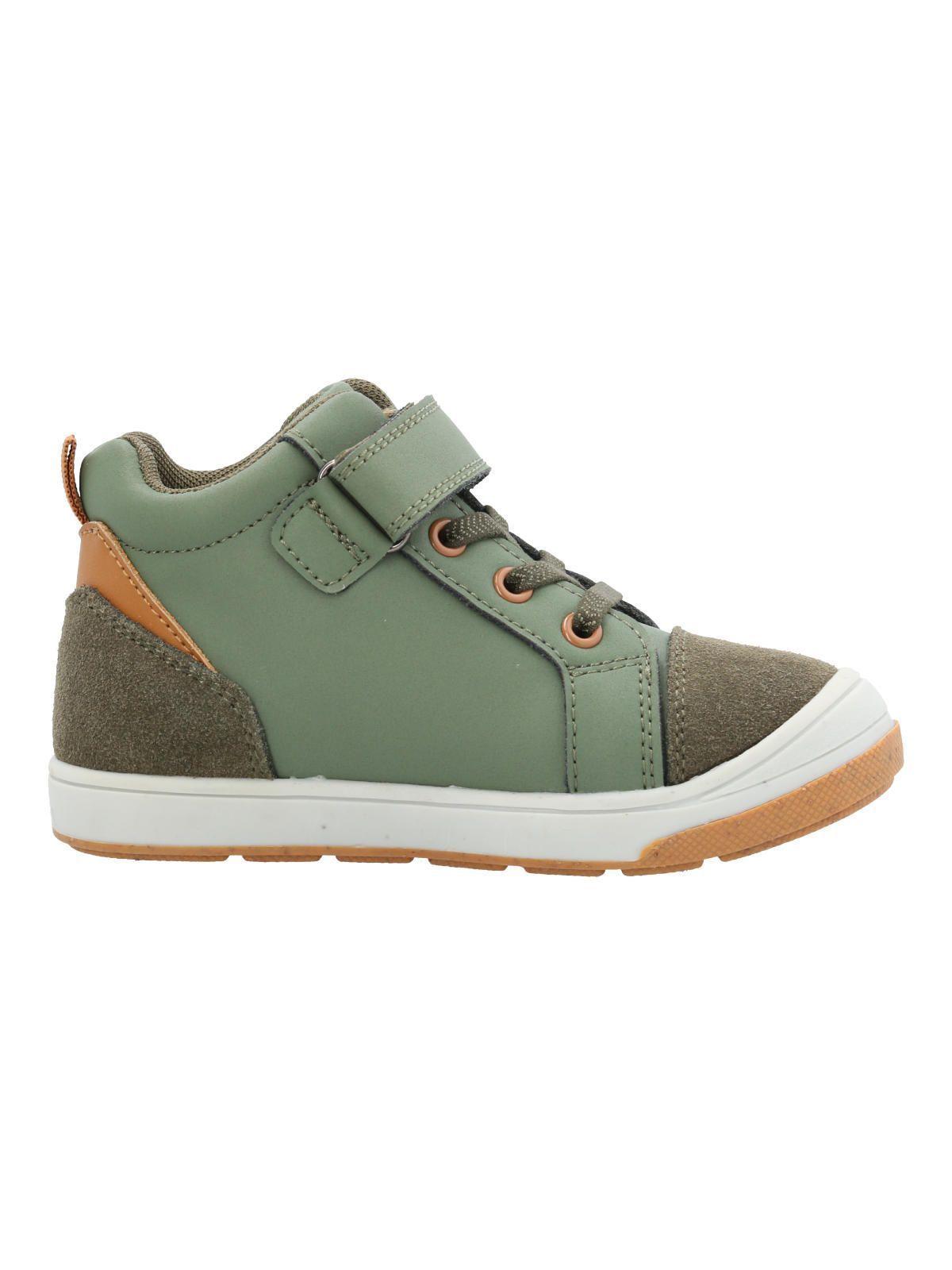Botin Cuero Yorktown Niño Verde-0