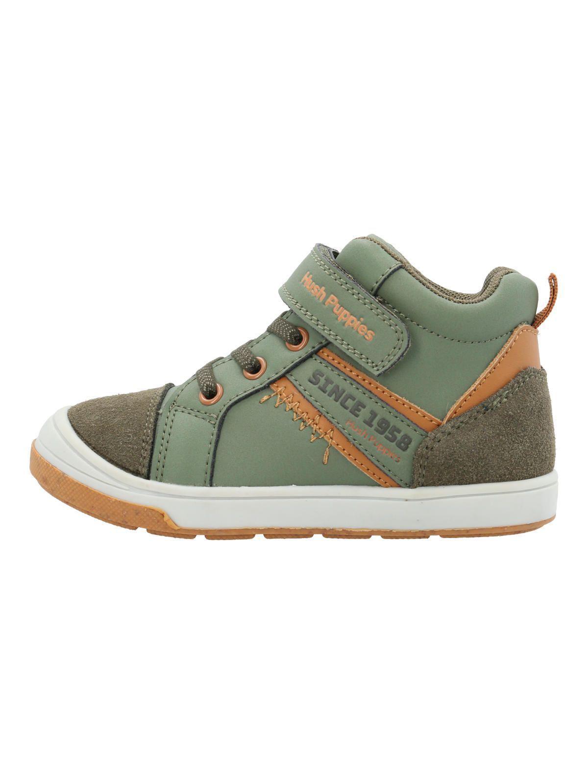 Botin Cuero Yorktown Niño Verde-5