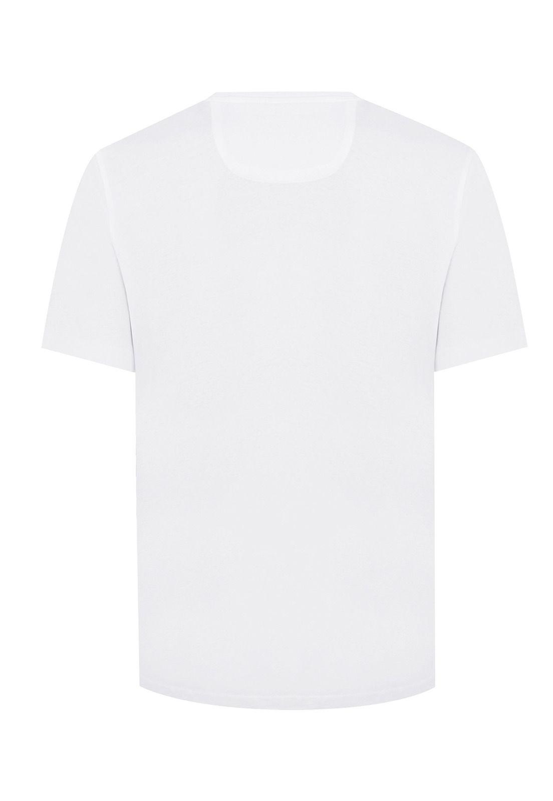 Polera Algodón Orgánico Blanco Basic Hombre -1