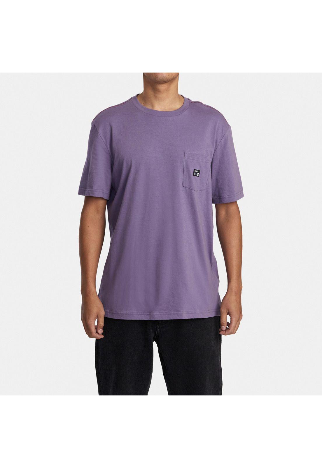 Polera M/C Hombre Anp Pocket M Tees Morado-0