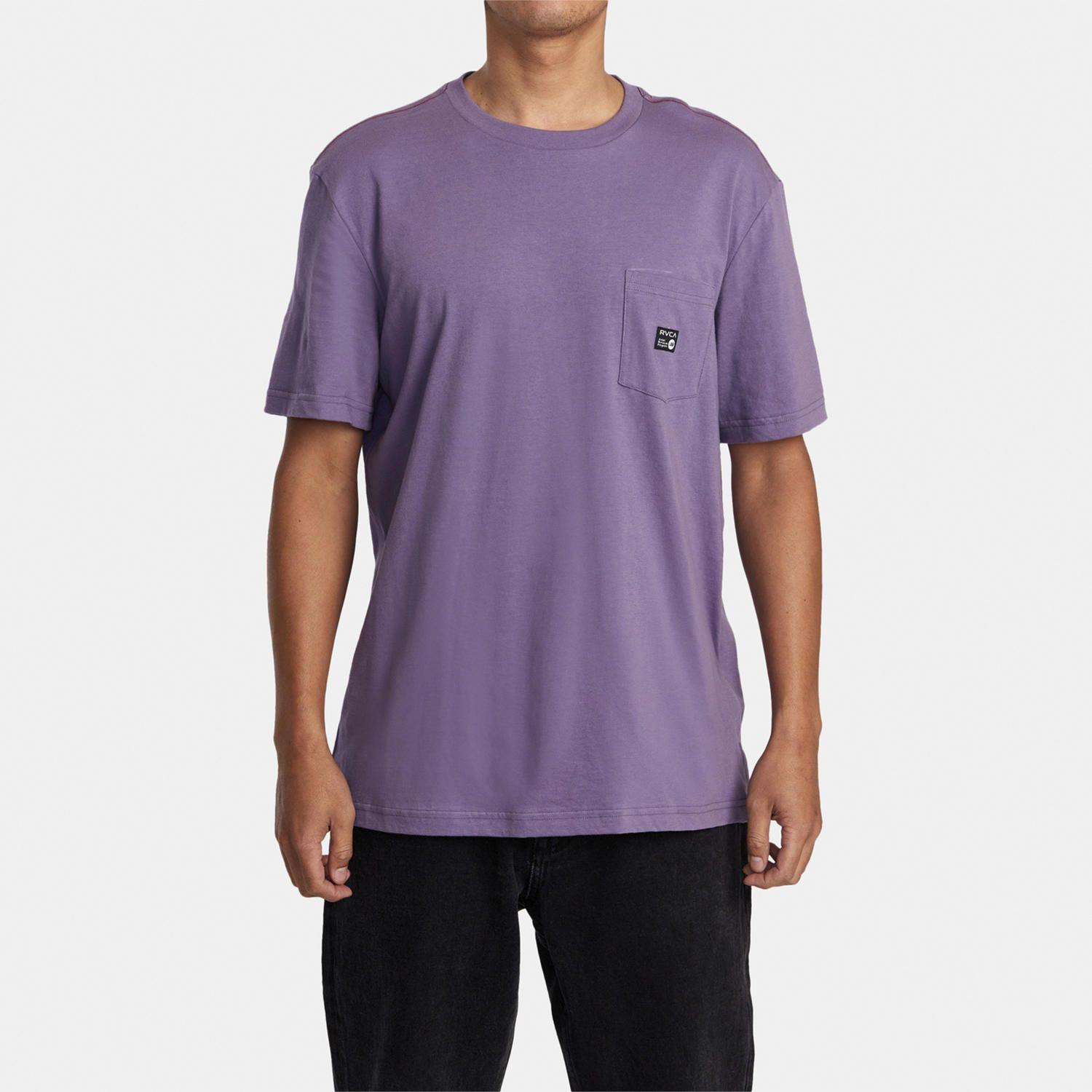 Polera M/C Hombre Anp Pocket M Tees Morado-0