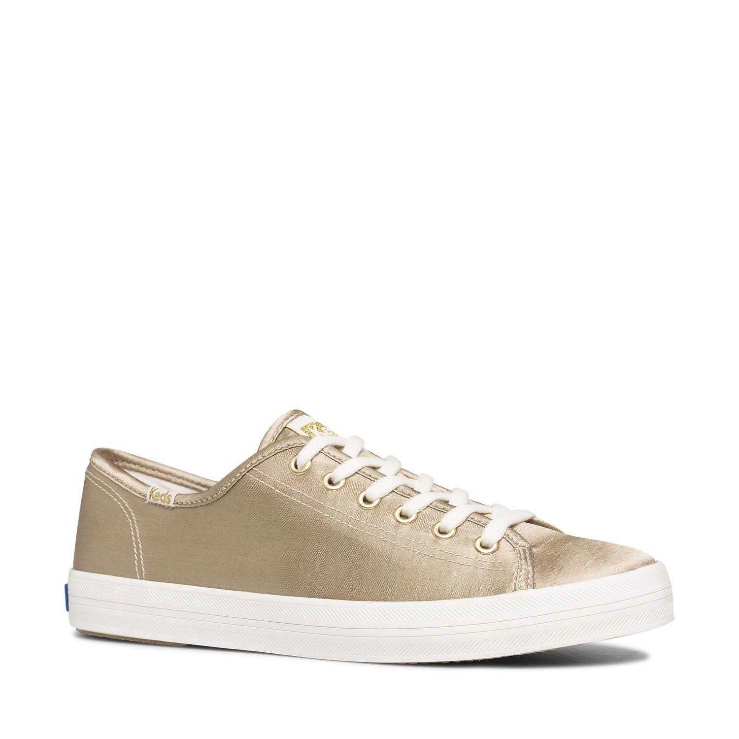 Zapatilla Mujer Kickstart Metallic Crema-0