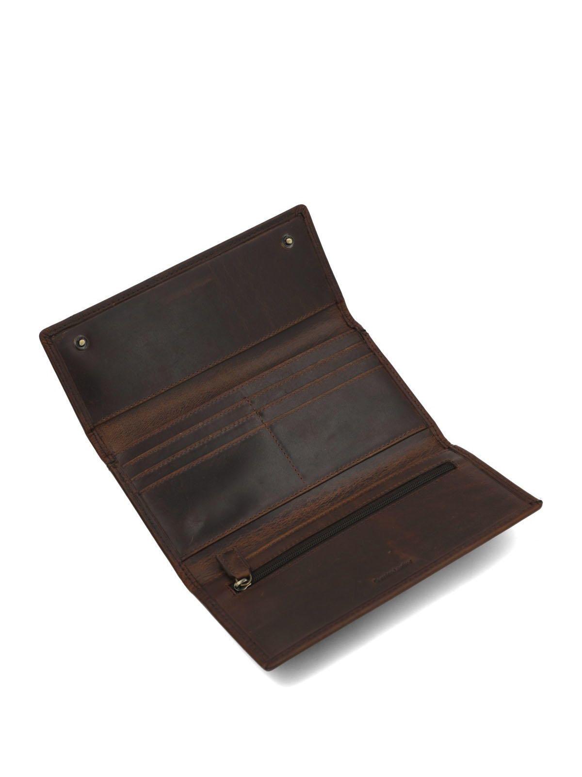 Billetera Cuero Mujer St Grier Flap Café-2