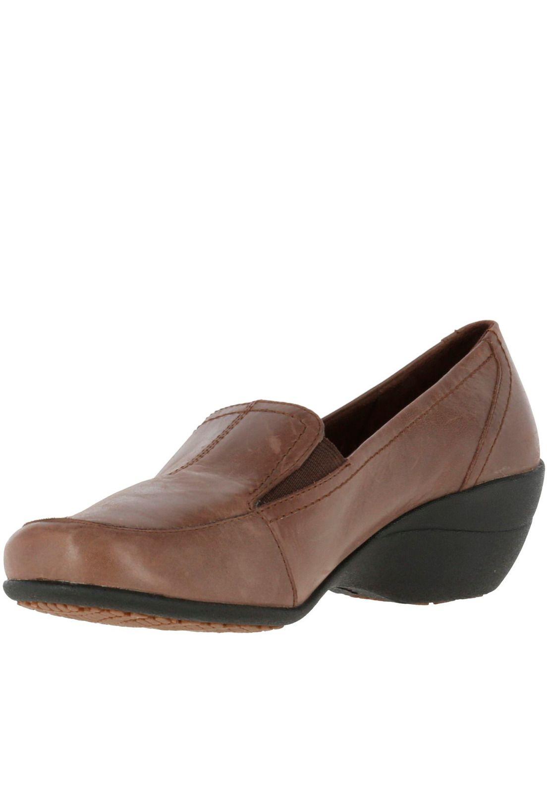 Zapato  Cuero  Cuero Kana Slip On Café-1