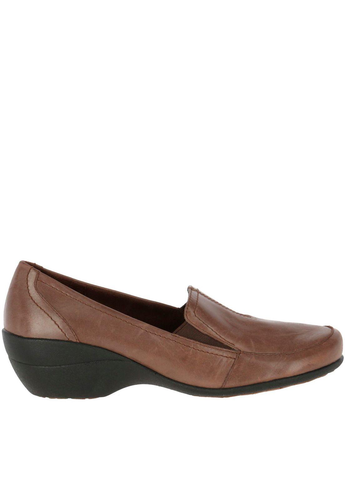 Zapato  Cuero  Cuero Kana Slip On Café-2