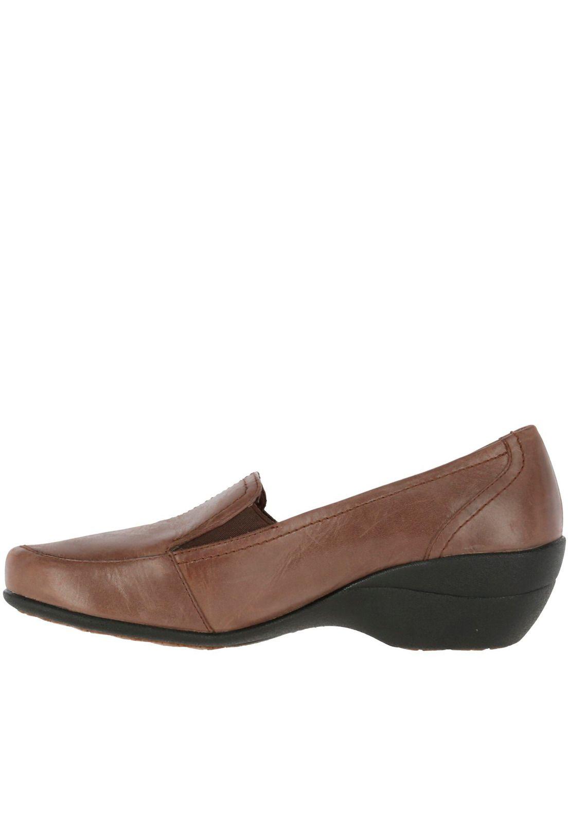 Zapato  Cuero  Cuero Kana Slip On Café-3
