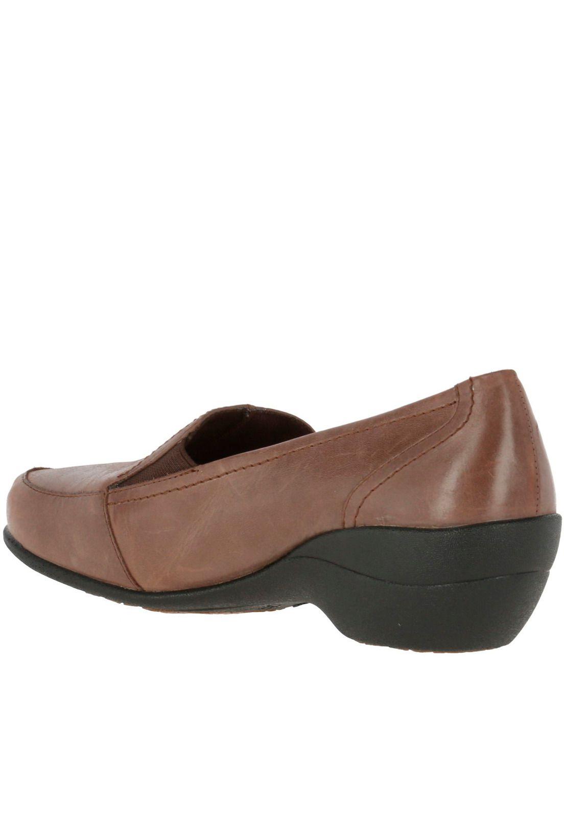 Zapato  Cuero  Cuero Kana Slip On Café-4