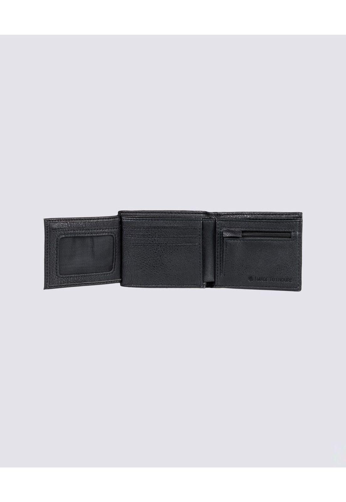 Billetera Daily Wallet Negro Hombre Element-3