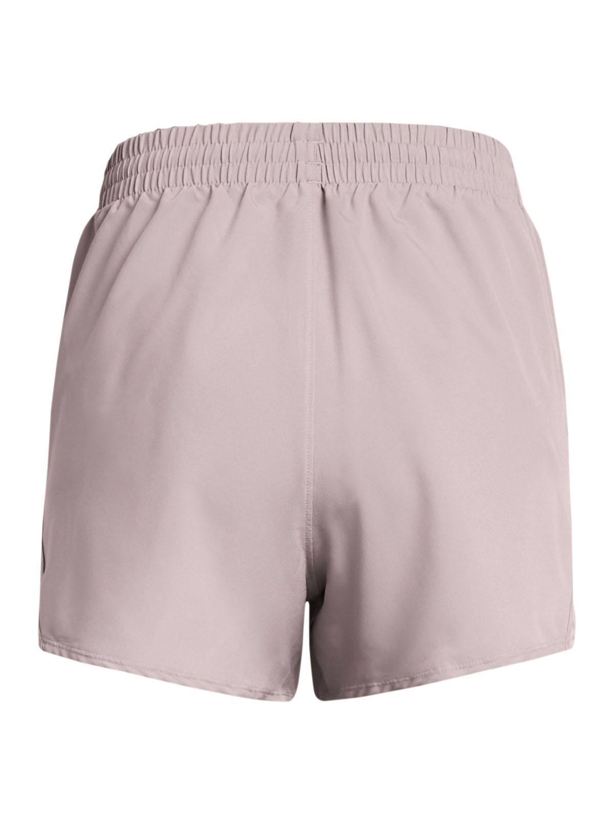 Shorts UA Fly-By de 3" para mujer Gris-1