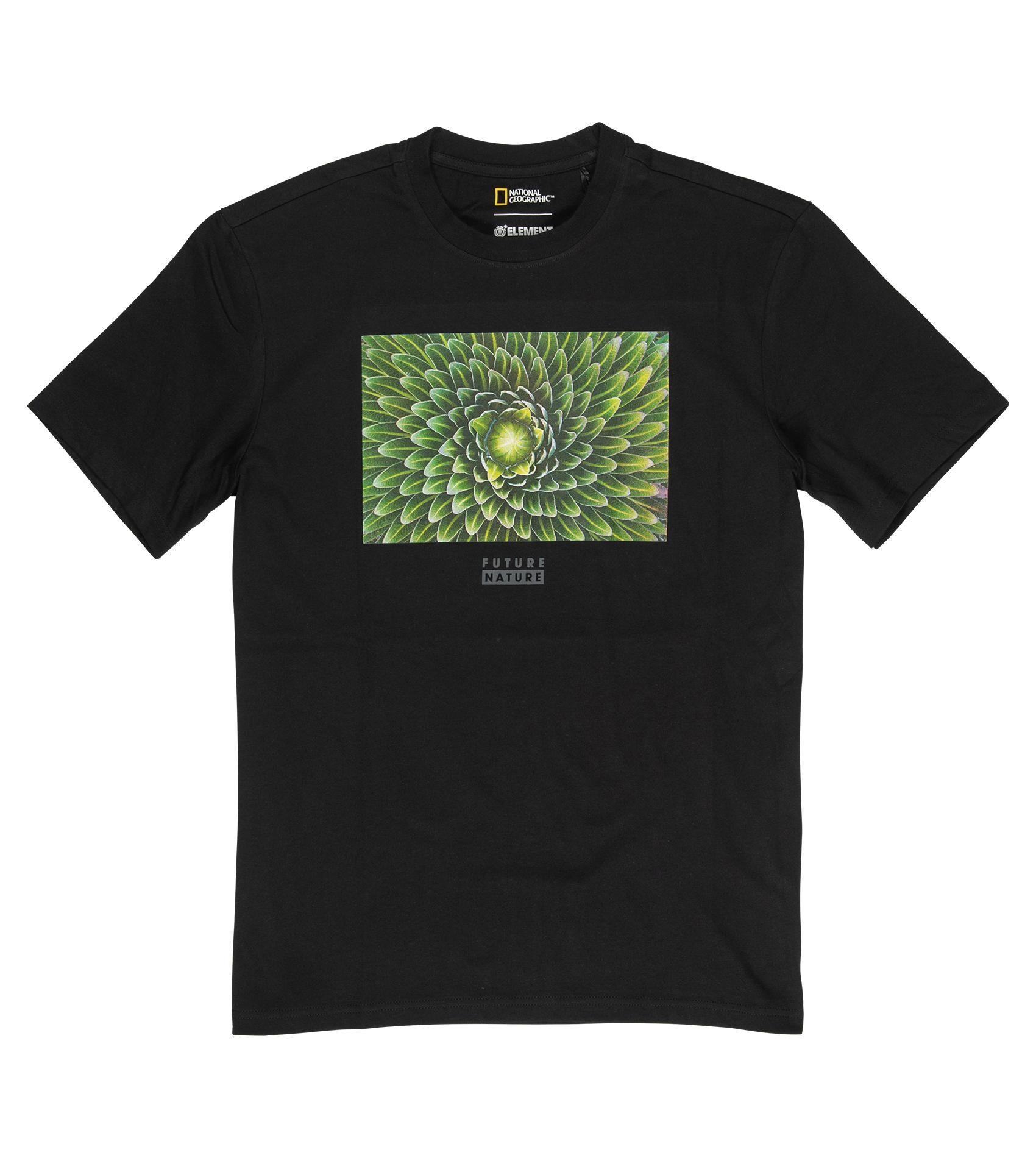 Polera M/C Hombre Spiral Ss Negro Element-0