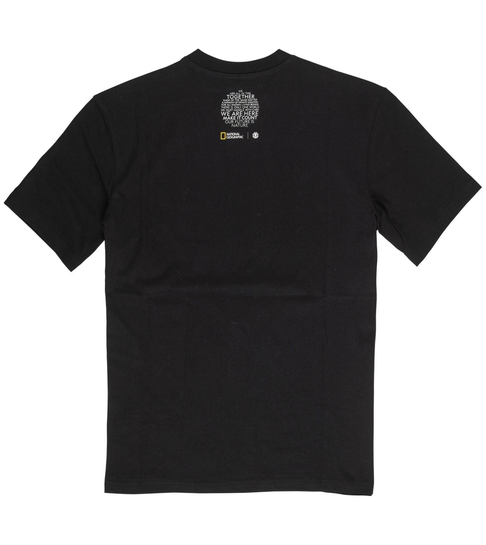 Polera M/C Hombre Spiral Ss Negro Element-1