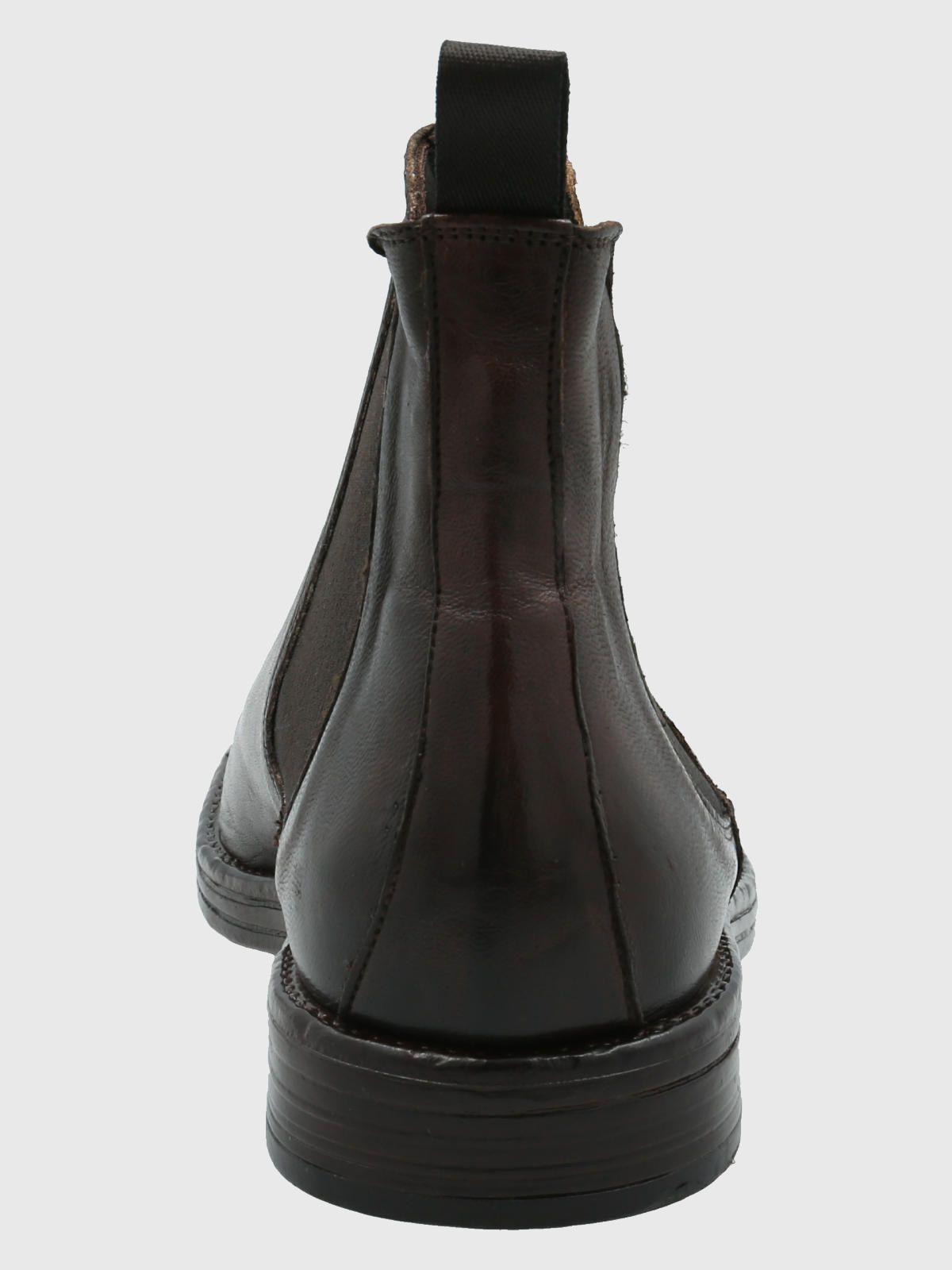 Botín Cuero Hombre Mazzani Café Oscuro-6