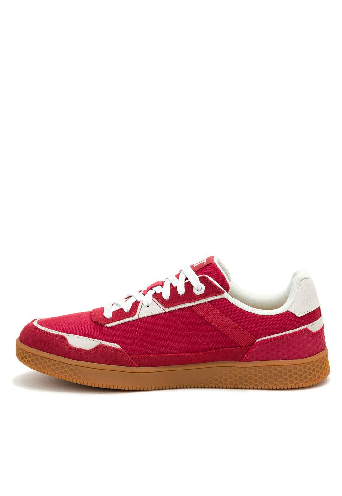 Zapatilla Pause Retro Canvas Hombre Rojo-3