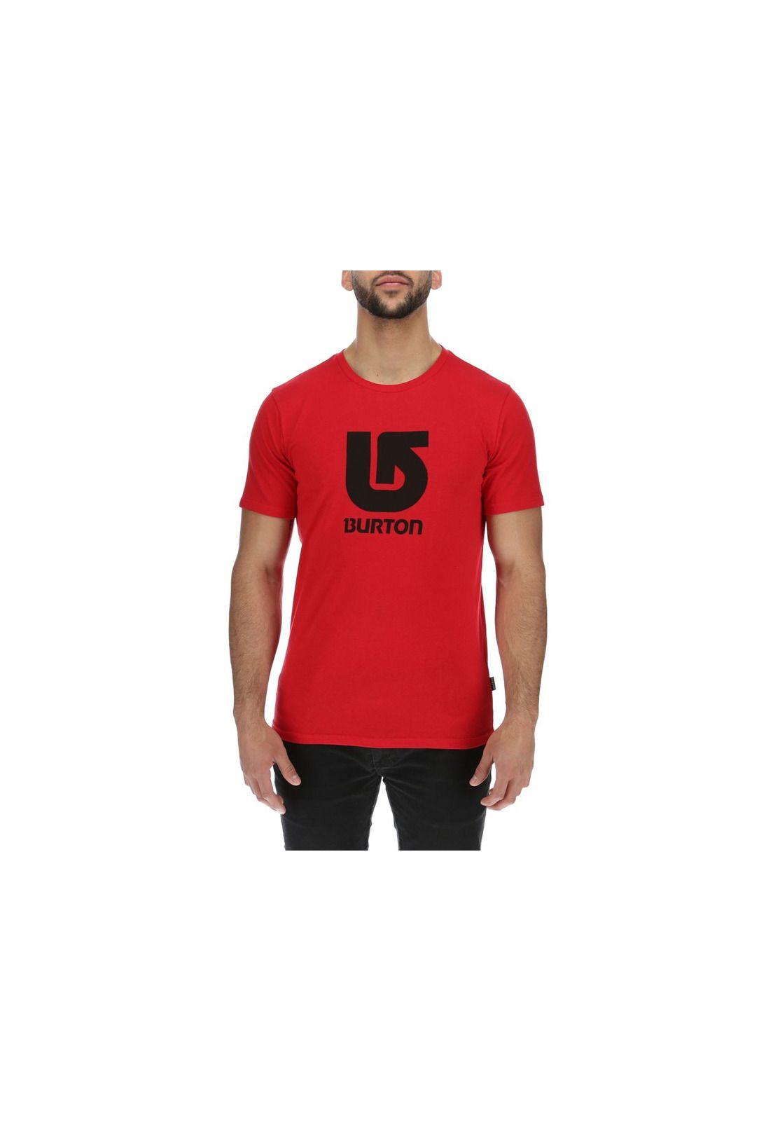 Polera M/C  Hombre Logo Vertical Ii Rojo-0