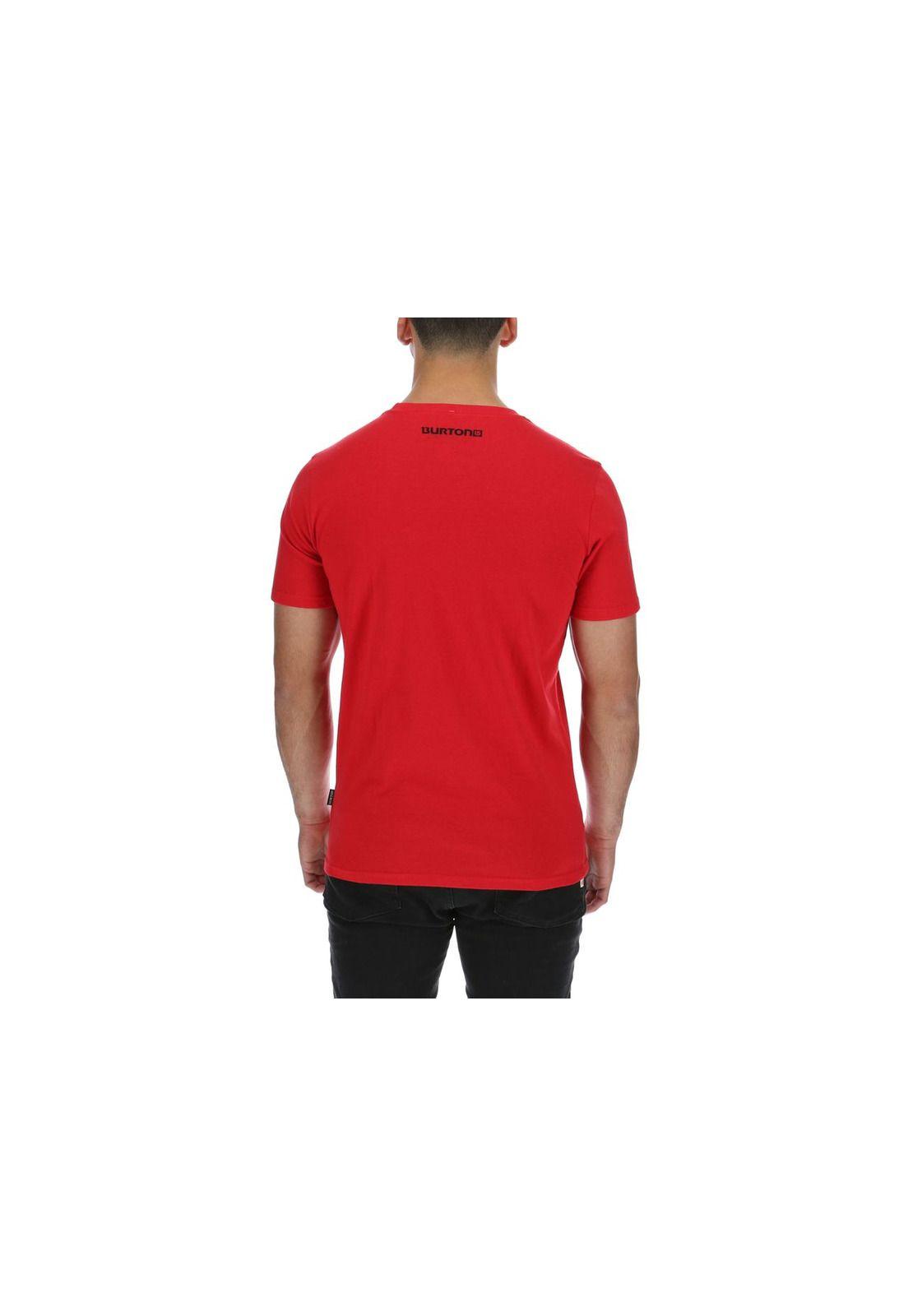 Polera M/C  Hombre Logo Vertical Ii Rojo-2