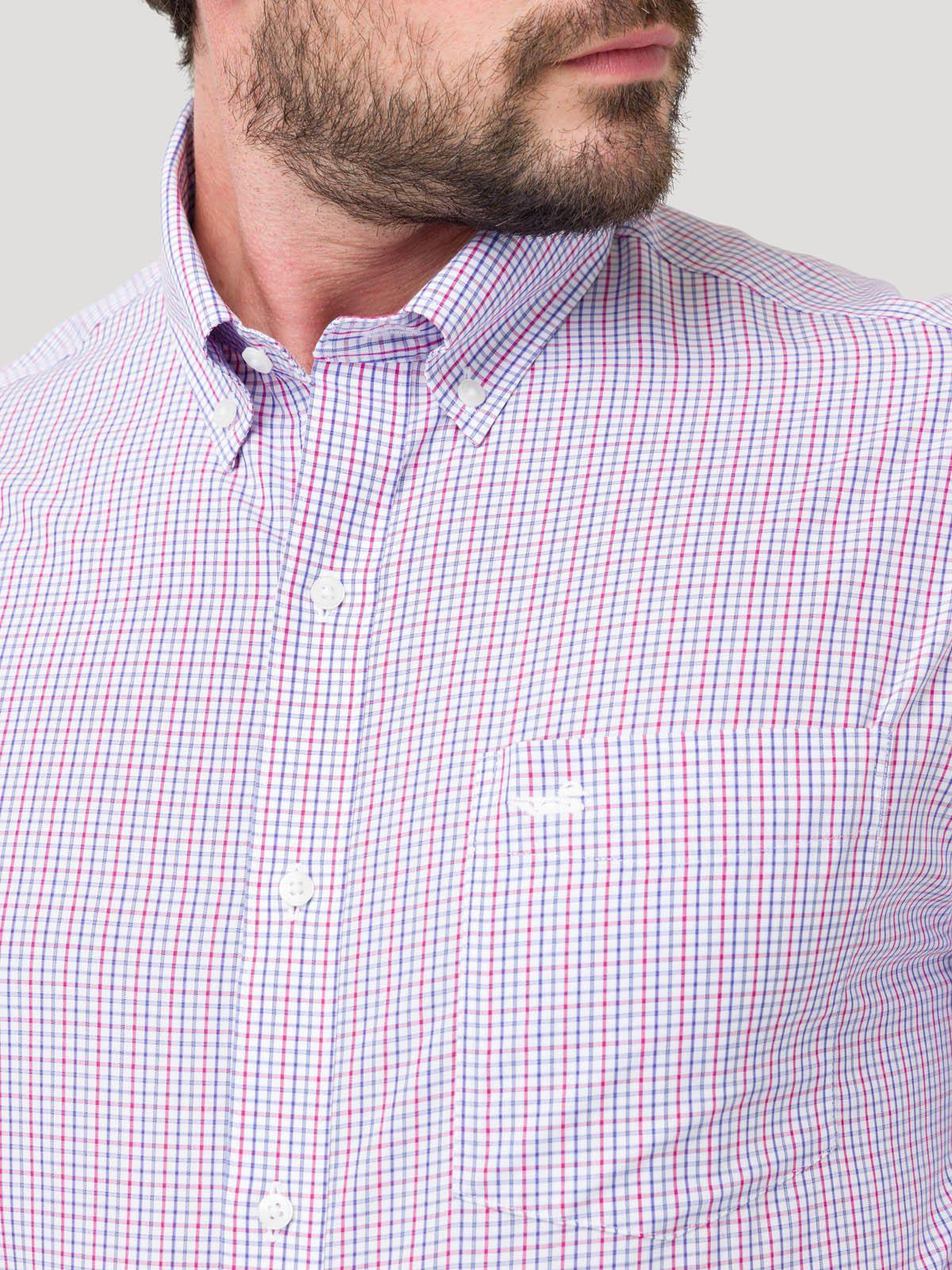 Camisa Libre de Arrugas Algodón Blanco Hombre-6