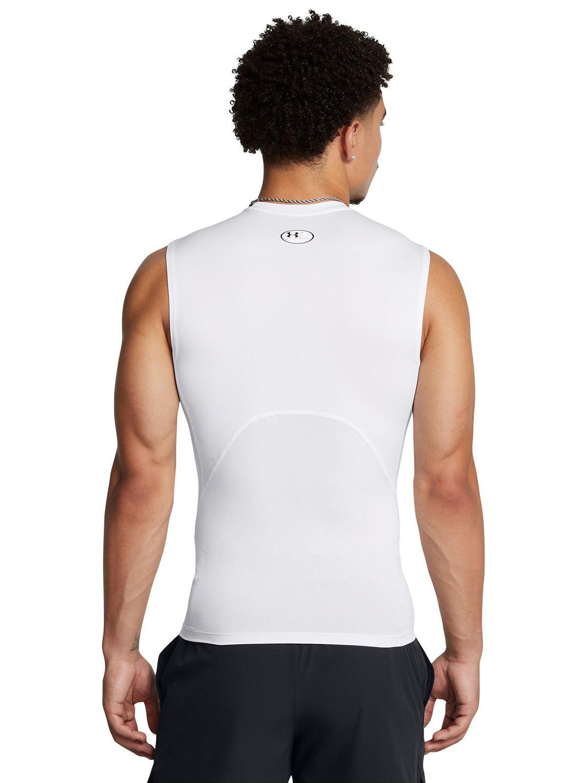 Primera Capa Superior Hombre Heatgear Superior Blanco-4