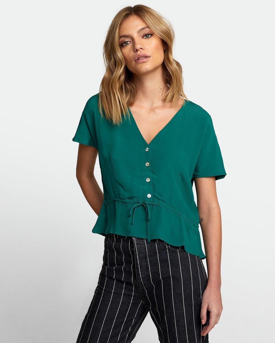 Blusa Mujer Farren Turquesa-2