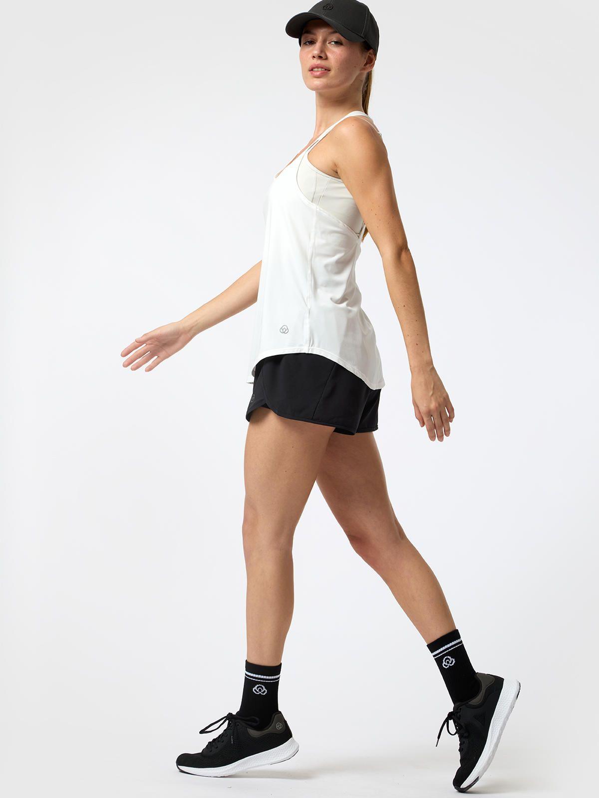 Polera Training Tank Aloe Blanca Mujer-4