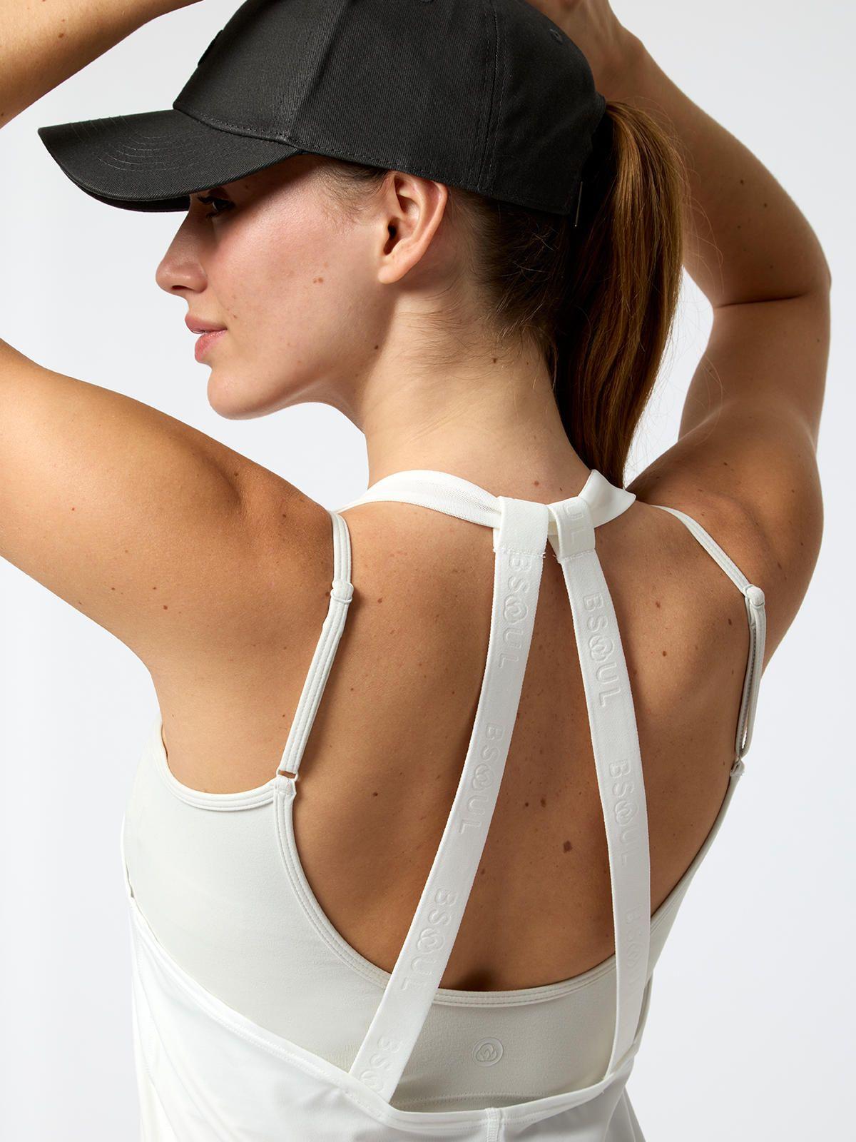 Polera Training Tank Aloe Blanca Mujer-5