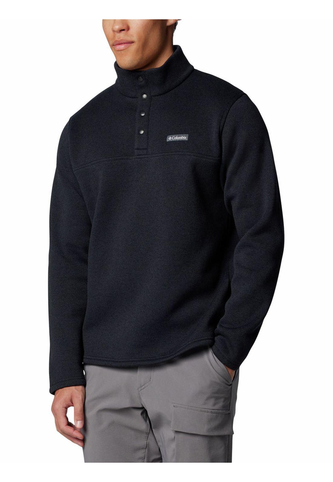 Polar Hombre Alto Pass Fleece Negro-4