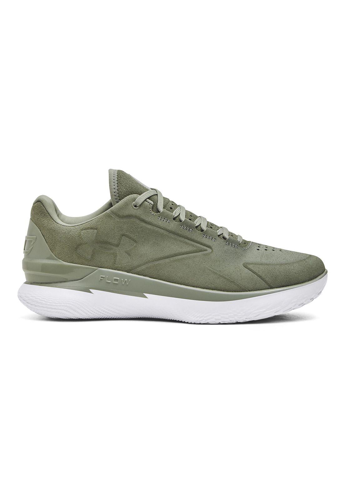 Zapatilla UA Curry 1 Low Fltr Lux Unisex Verde-0