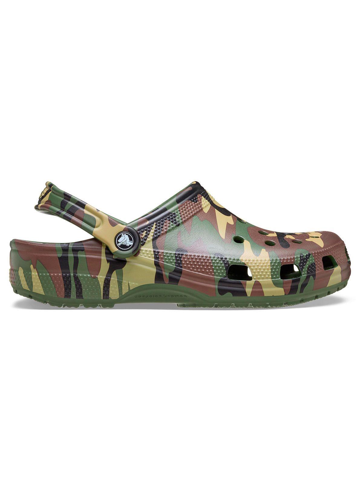 Zueco Unisex Camouflage Clog Verde-0
