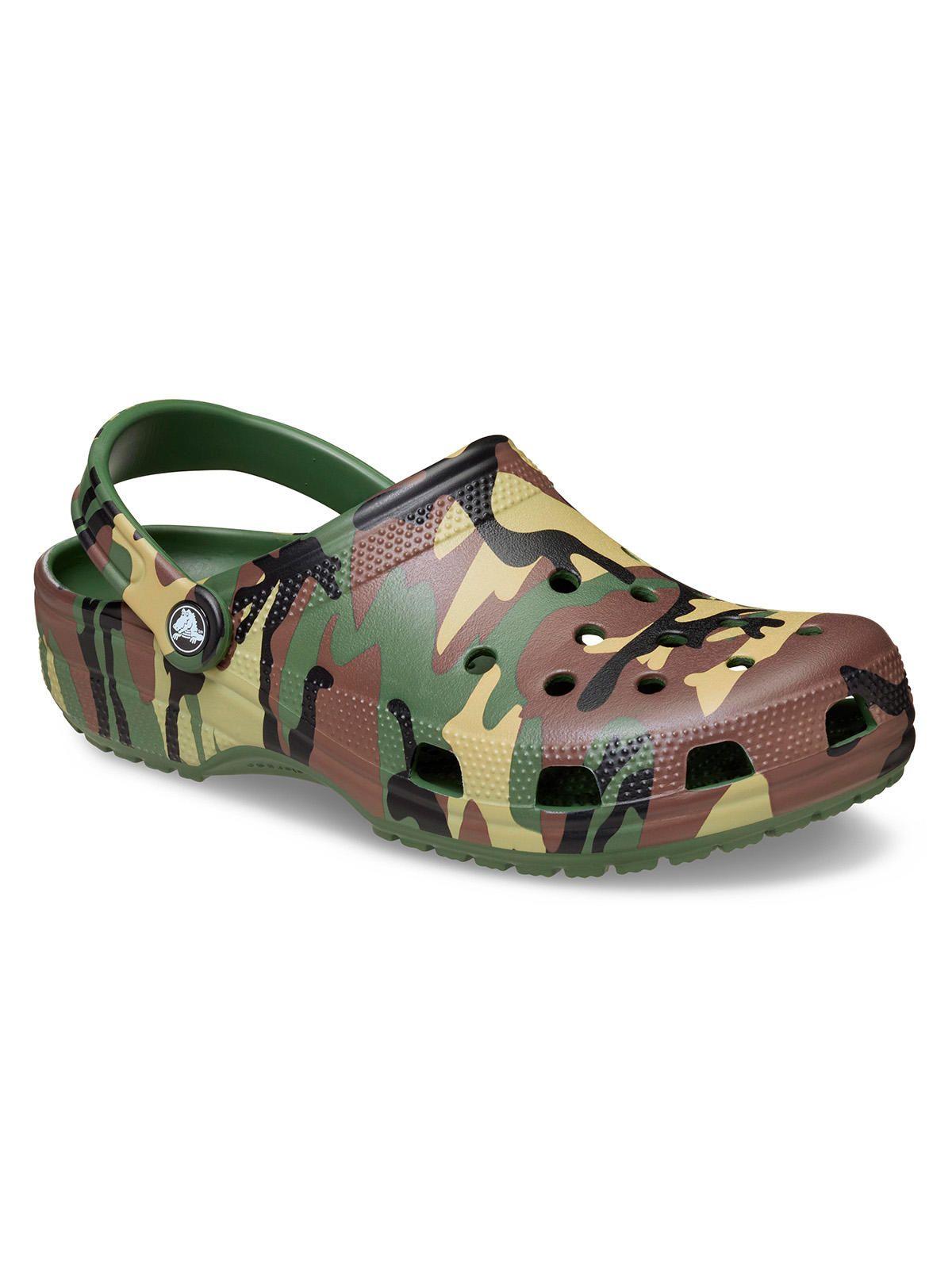 Zueco Unisex Camouflage Clog Verde-1