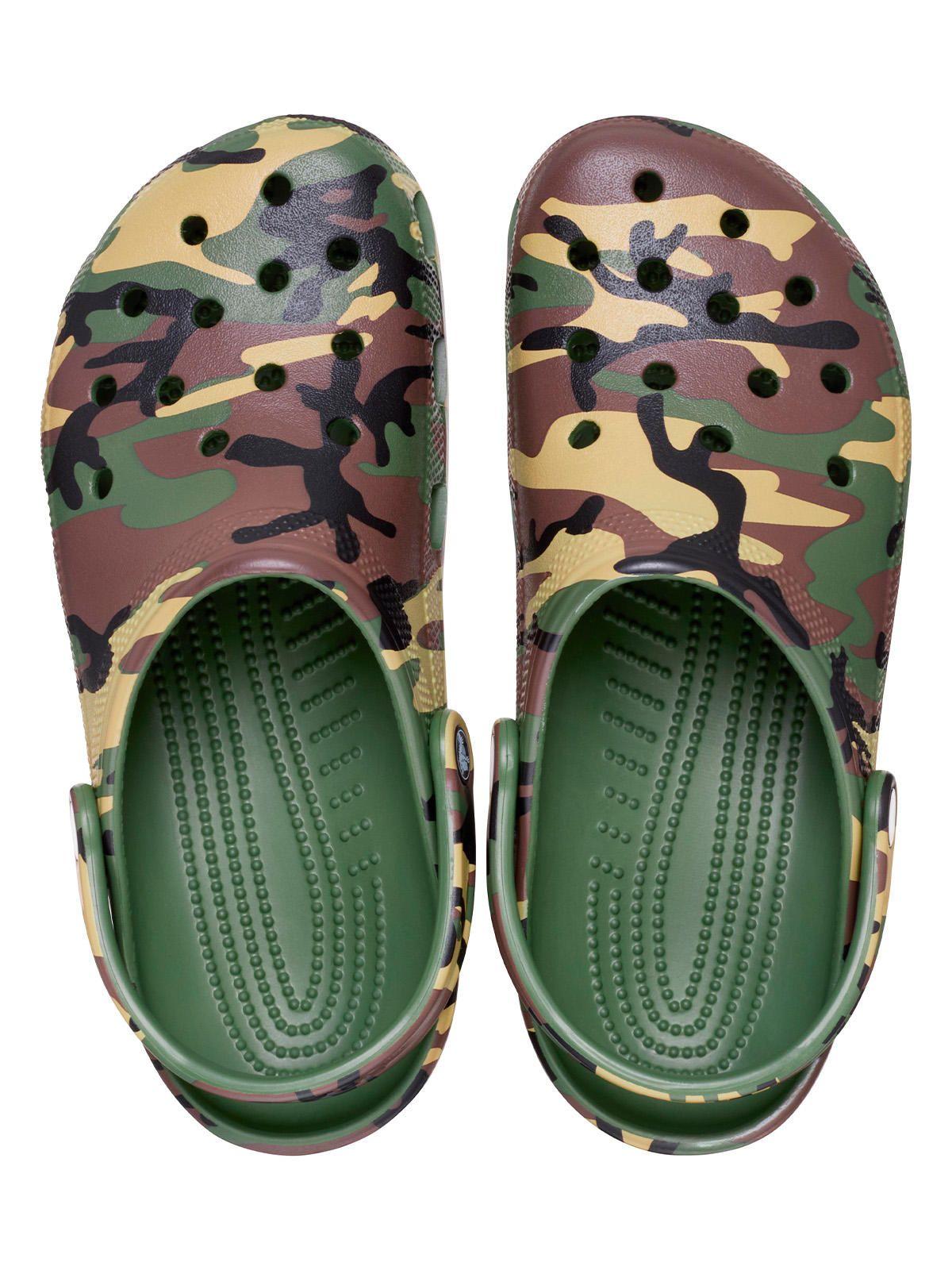 Zueco Unisex Camouflage Clog Verde-3